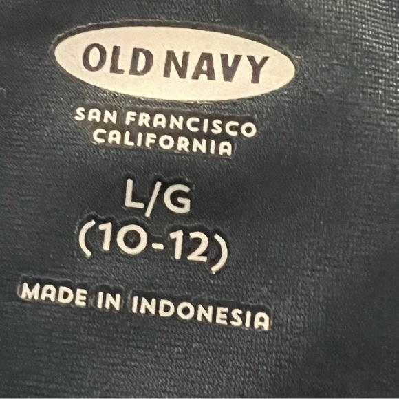 𝅺Old Navy Youth Boy’s Swim Top Beach or Pool Rash Guard, Size 10/12 - Picture 2 of 2